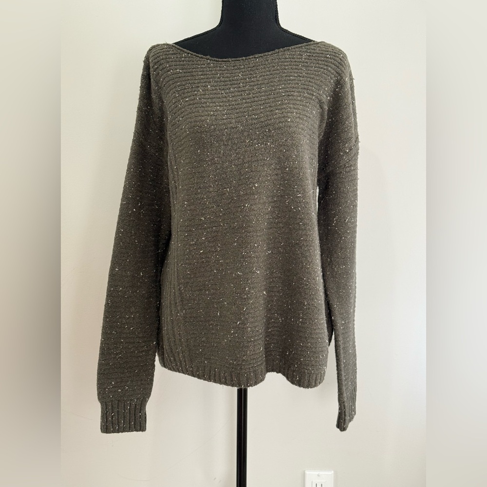 Belle by Belldini L Women's Olive Sweater w Stretch 631